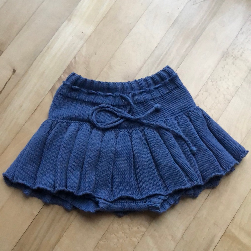 Knitted skating skirt